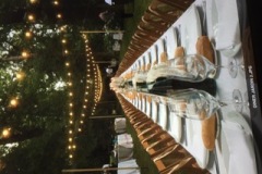 TABLE BANQUET SOUS LES ARBRES